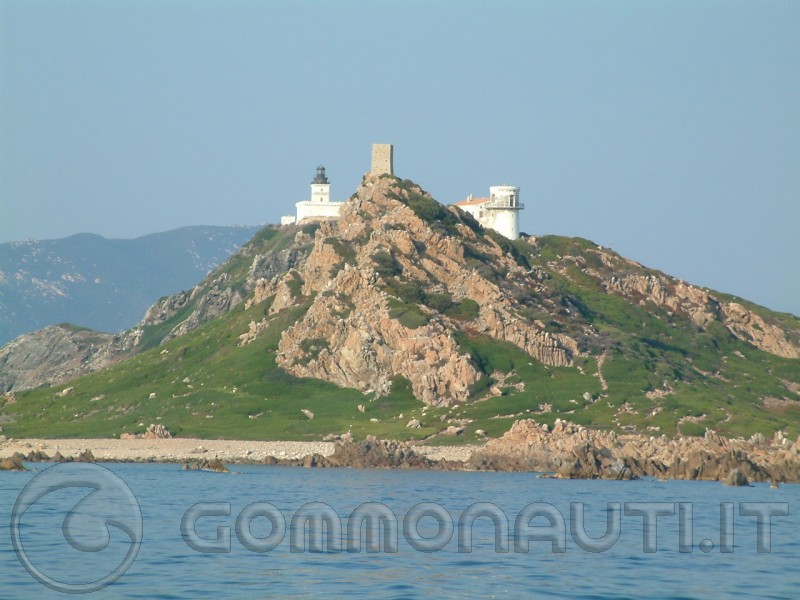 le isole sanguinarie, a ovest di Ajaccio