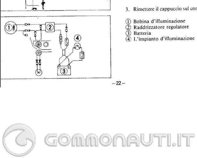 Schema elettrico yamaha 25j