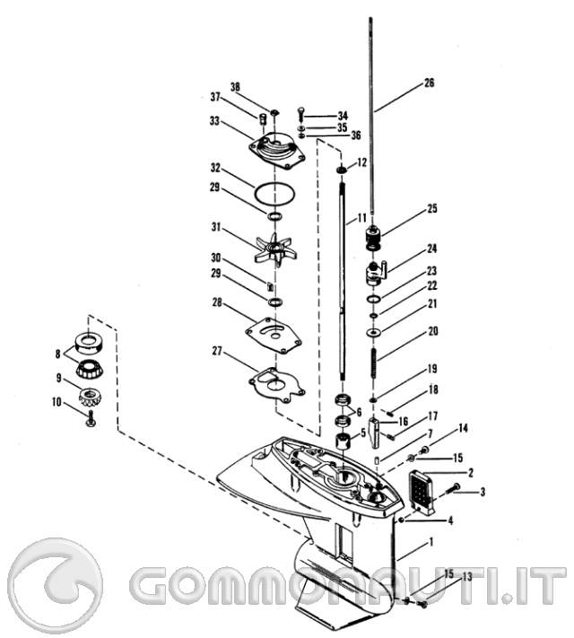 MERCURY 25 AMERICA: SI SOLLEVA IN RETROMARCIA mariner magnum 40 hp wiring diagram 