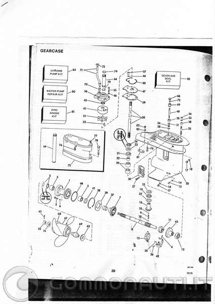 elettrico evinrude 15 cv