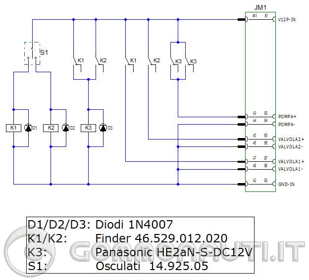 Schema impianto elettrico johnson 737