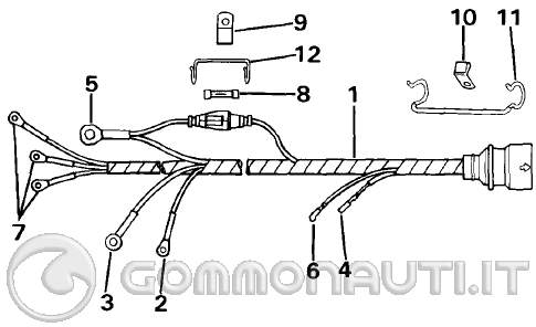Schema elettrico evinrude