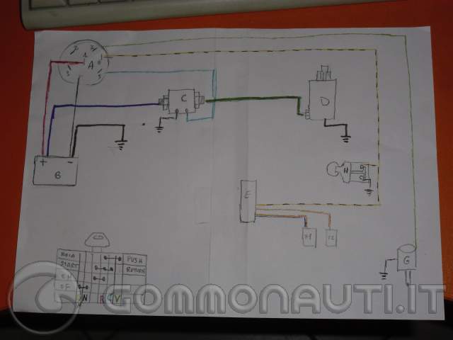 Schema elettrico johnson 521