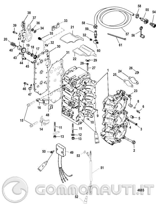 Schema elettrico mercury superamerica