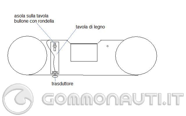 Schema elettrico trasduttore ecoscandaglio