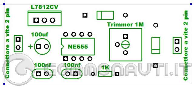 Schema elettrico timer ciclico