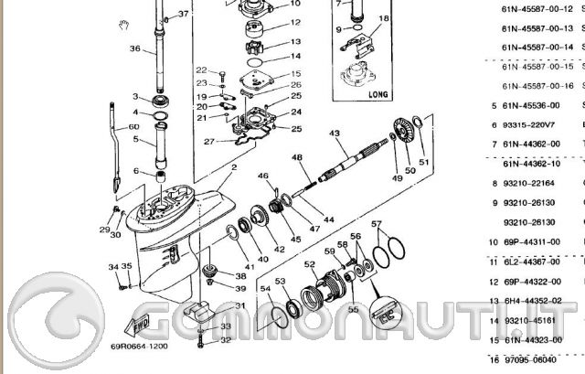 Schema elettrico yamaha 25j