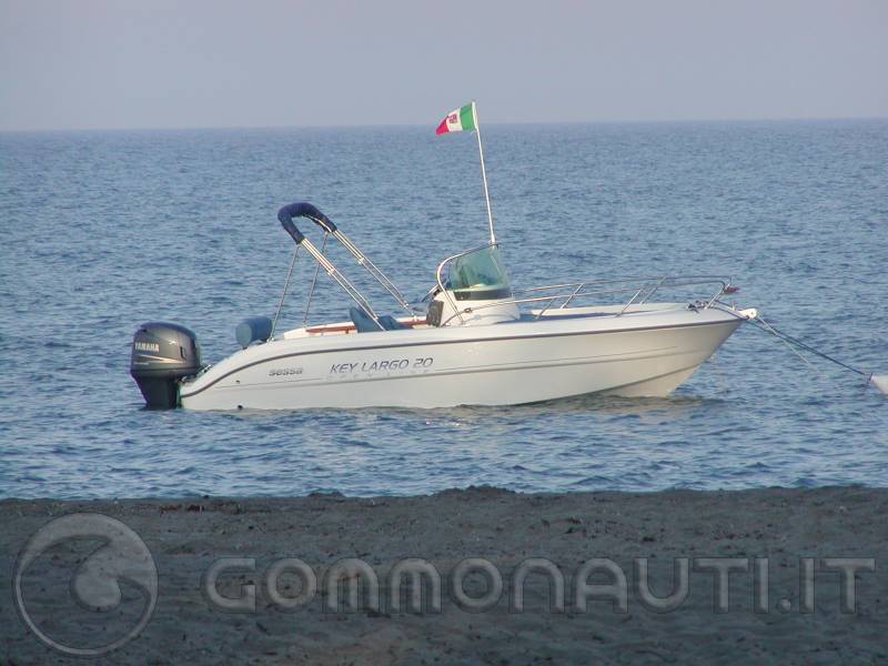 Barca Sessa Key Largo 20 Deck Evinrude Etec 150  150 HP 2 tempi