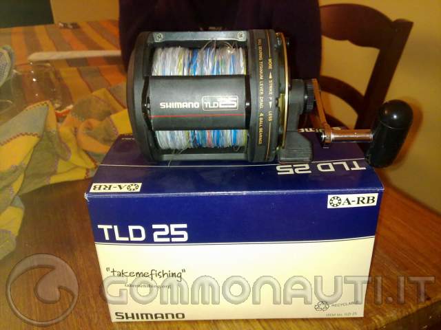 Moulinet De Pêche Shimano Triton TLD 25 Double Axe - Levier De Traînée Droitier - Neuf Japon