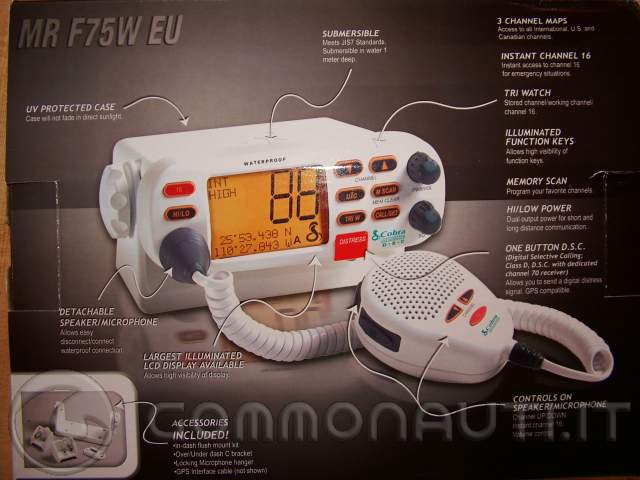cobra marine 75 eu collegamento nmea gps