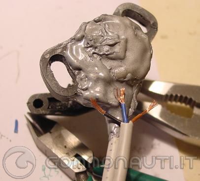 Riparazione sensore posizione TRIM YAMAHA 4t 50 HP