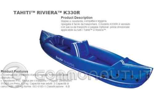 Vendo o scambio Kayak gonfiabile usato 3 volte, praticamente nuovo!!!