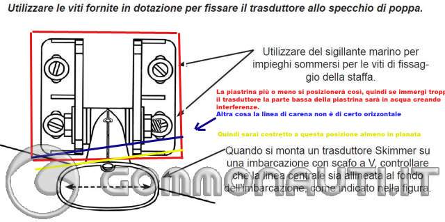 Staffa Trasduttore Lowrance LSS-2 HD - Acciaio Inox 000 10874 001 Per Montaggio Poppa, Scansione Pesca