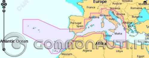 Vendo cartografia CMAP EM-N076.40 Wide Max N+ - South-West European Coast