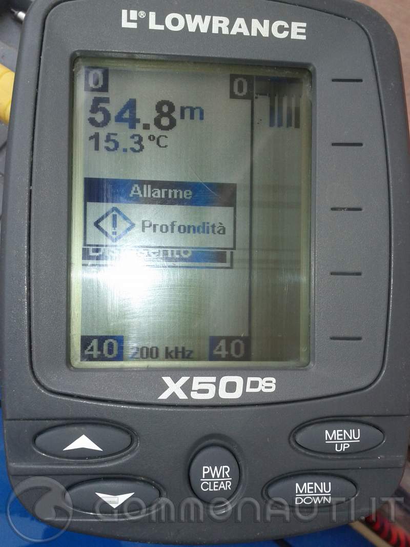 VENDESI ECOSCANDAGLIO LOWRANCE X50 DS PERFETTAMENTE FUNZIONANTE