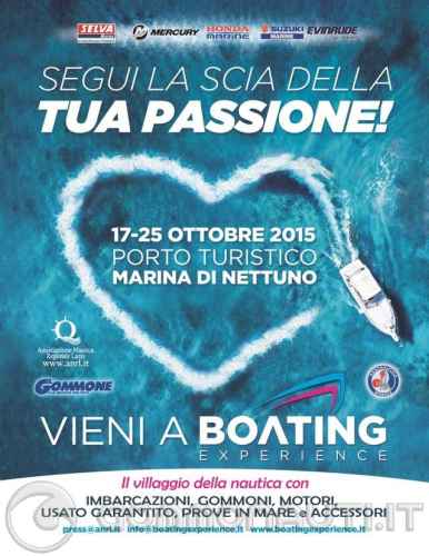 Boating Experience salone nautico a Nettuno (RM)    17 - 25 ottobre 2015