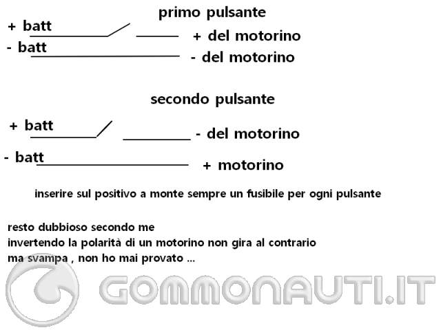 re: Circuito elettrico per affondatore autocostruito.
