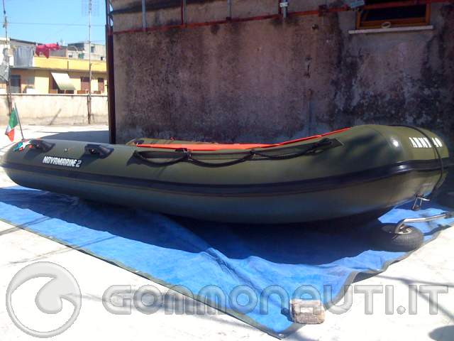 vendo novamarine2 army 40 (hypalon neoprene smontabile a paramezzale in legno)