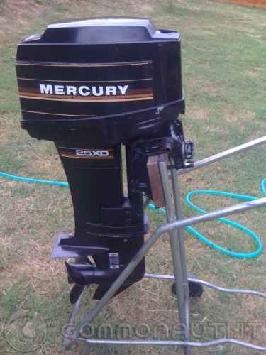 Vendo mercury 25 xd (2T) guida a barra
