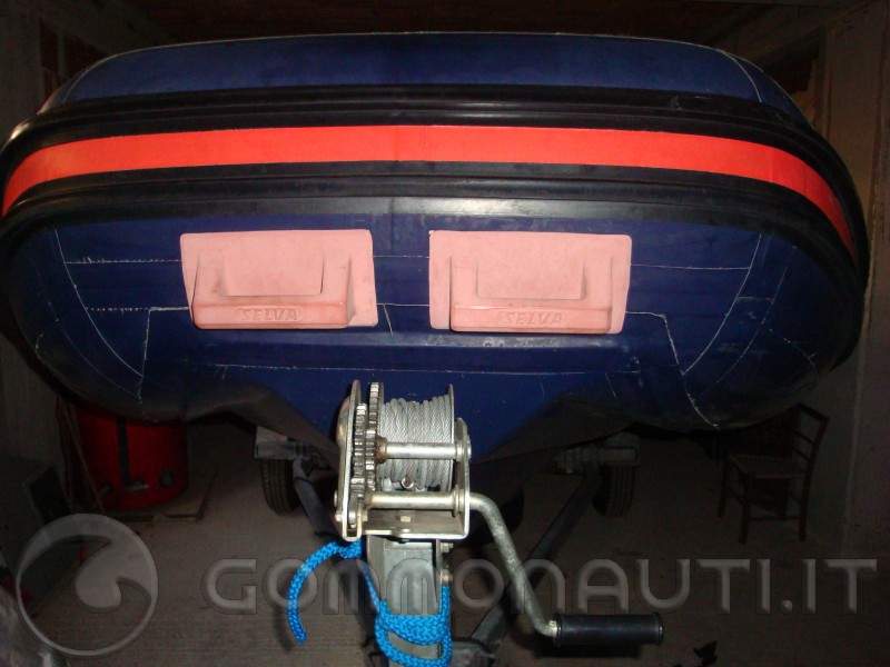 Verricello Manuale Da 3500 LBS - Argano Con Cinghia 10m, 2 Velocità (4:1 E 8:1), Per Cantieri E Trasporti - Foto 5