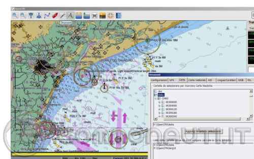 OpenCPN software cartografico gratuito per pc.