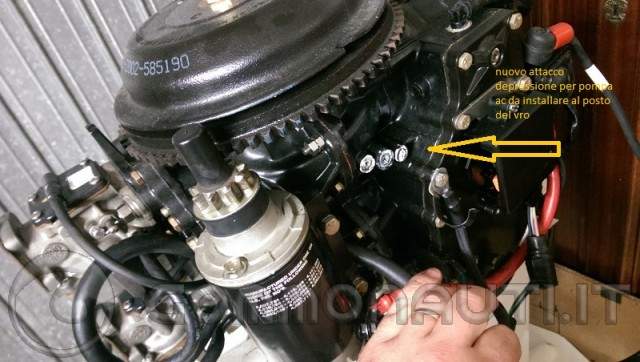 installazione pompa ac ed eliminazione miscelatore vro da johnson 737