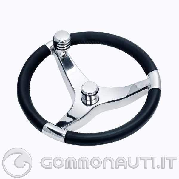 Volante OSCULATI Apollo In Acciaio Inox E Poliuretano - Ø 350 Mm, Colore Avorio - Foto 11