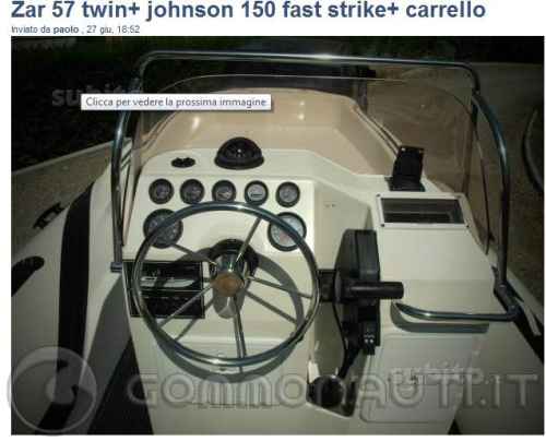 ZAR 57 twin + johnson 150 cv fast strike