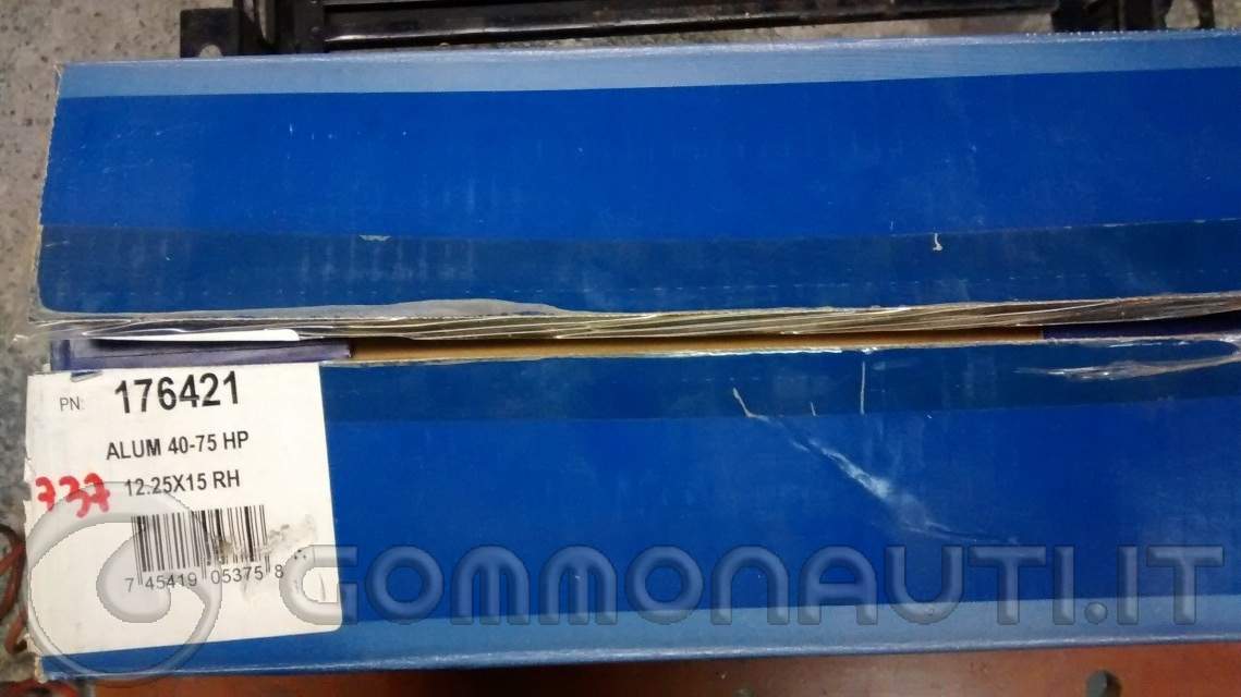 Elica Fuoribordo In Alluminio Boatman – Misura 10,3×13, 14 Denti, Per Motori Johnson Evinrude 15-35 HP, Rotazione Destra