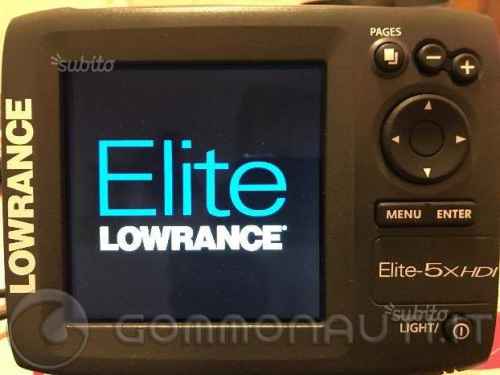 Vendo ecoscandaglio Lowrance Elite 5 X HDI