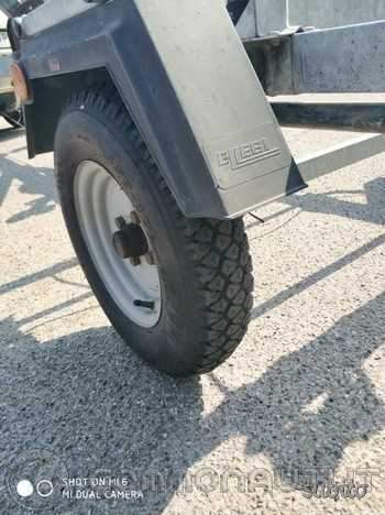 Carrello Ellebi LBN296 13A traino 395kg - Appena Revisionato