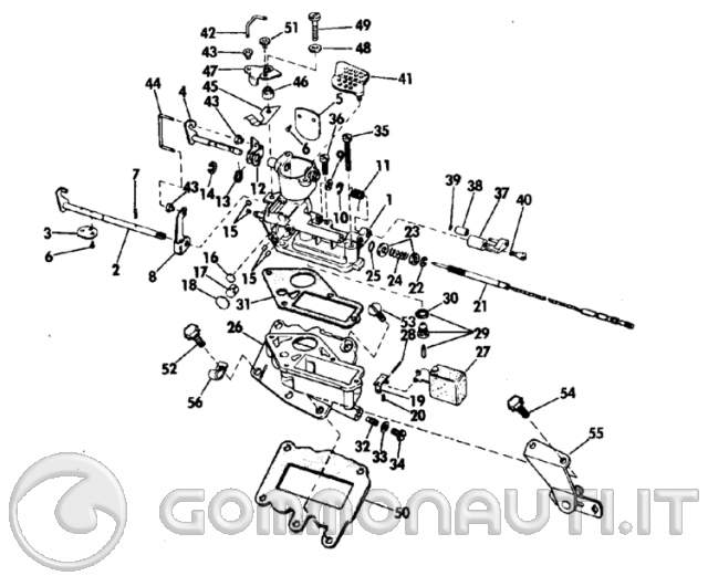 0439071 K di sostuzione ricostruzione carburatore per Johnson