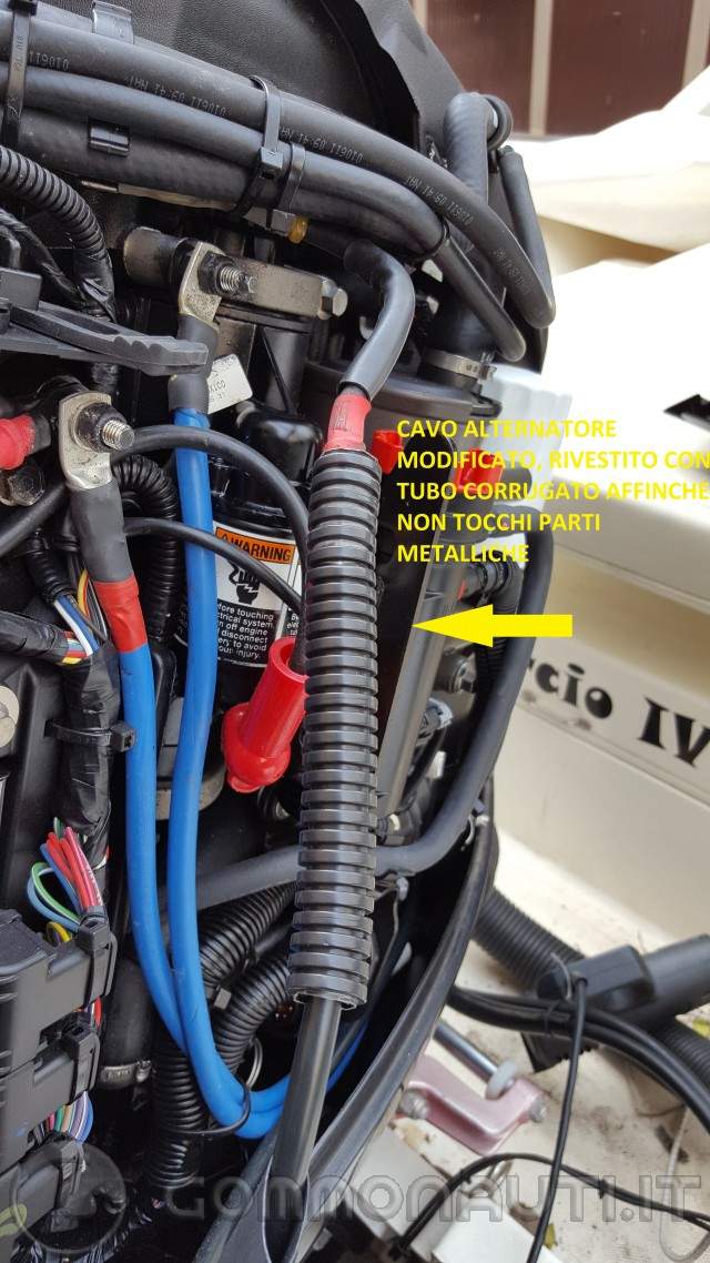 Come montare un ripartitore di carica su motore Mercury Verado e similari