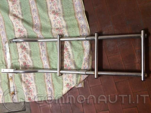 Scaletta pieghevole barca inox 3 gradini| Nautica Geba