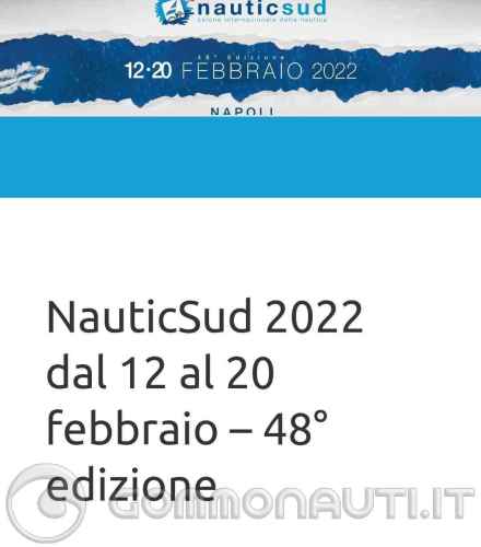 48 Nauticsud dal 12 al 20 febbraio 2022