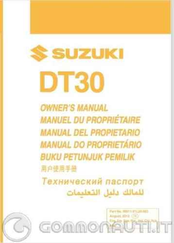 Manuale d'uso Suzuki super three dt25c