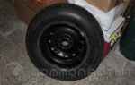 Cerchio con pneumatico 175/80 R14 con supporto carrello (vendesi)
