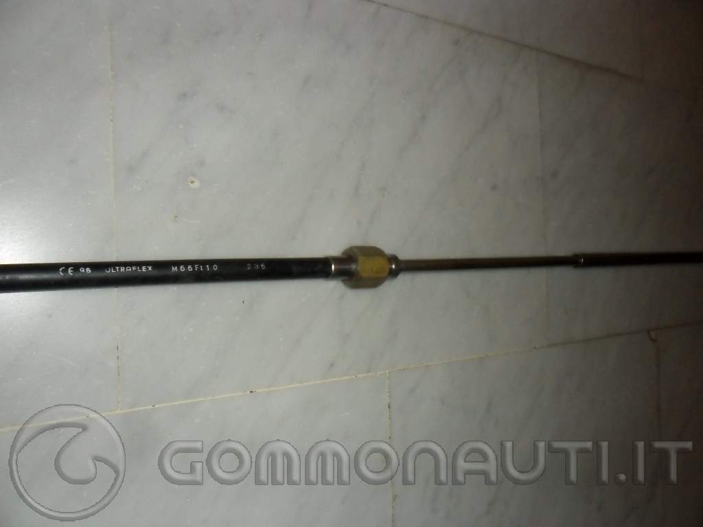 Timoneria completa usata Ultraflex  T71FC- Monocavo M66 - Volante Spargi D. 350