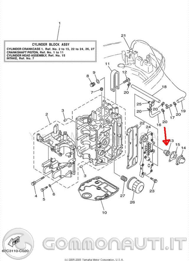 Re: pulizia termostato yamaha 40hp 4t help!!!